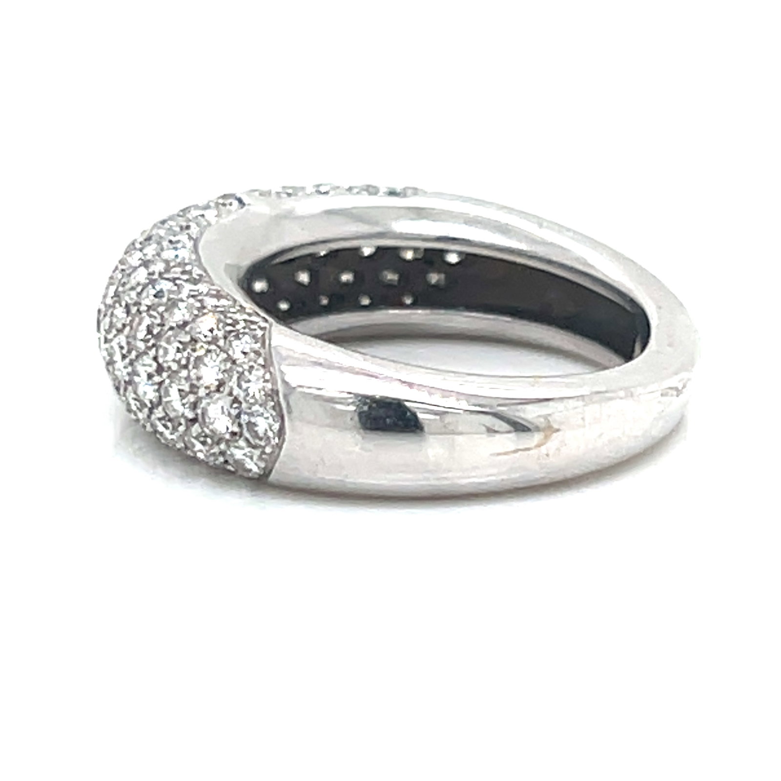 CHAUMET 18k Diamond Half Eternity Ring - 4