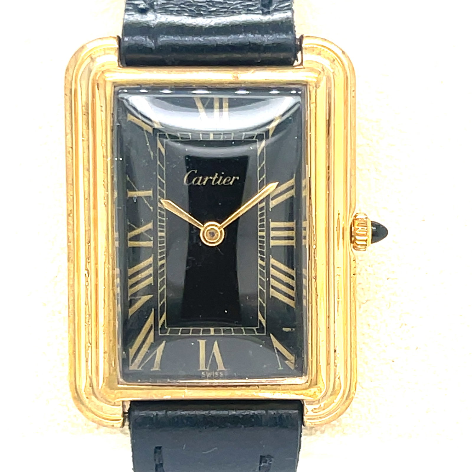 Cartier Jumbo Tank Gold Plated: Cartier Jumbo tank 1.5”x1.2”