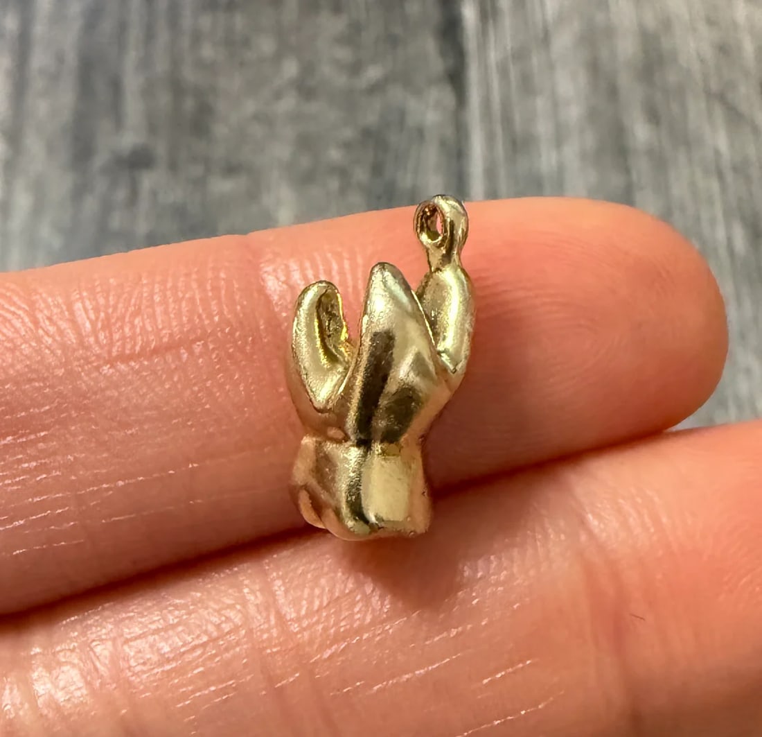 14K Gold Tooth Charm
