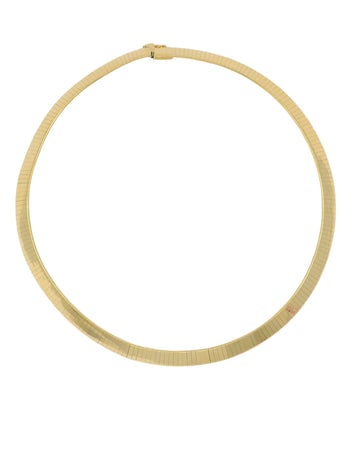 Italian Collar Necklace 14K Gold (1 of 1)