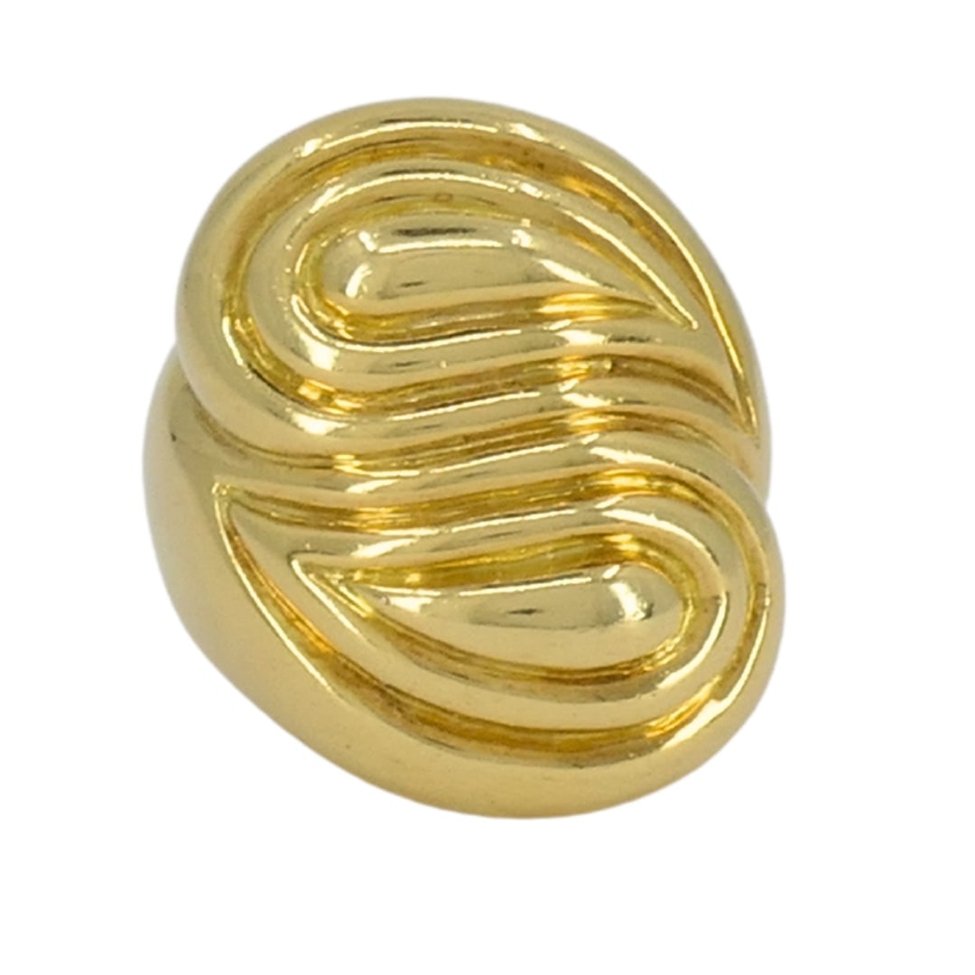 Vintage David Webb 18k Gold Cocktail Ring: Sculptural Design