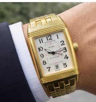 JAEGER LECOULTRE 18K Yellow Gold Reverso Gran Sport (1 of 1)