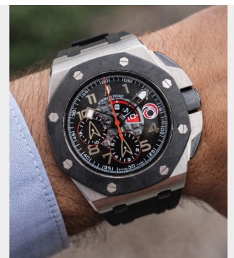 Audemars Piguet Royal Oak Offshore Alinghi Limited Edition Platinum Mens Watch: Platinum; Limited Edition Alinghi model by Audemars Piguet.