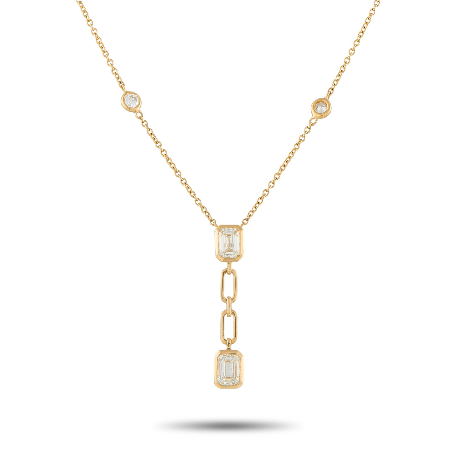 18K Yellow Gold 2.60ct Diamond Necklace ANK-19791-Y (1 of 1)