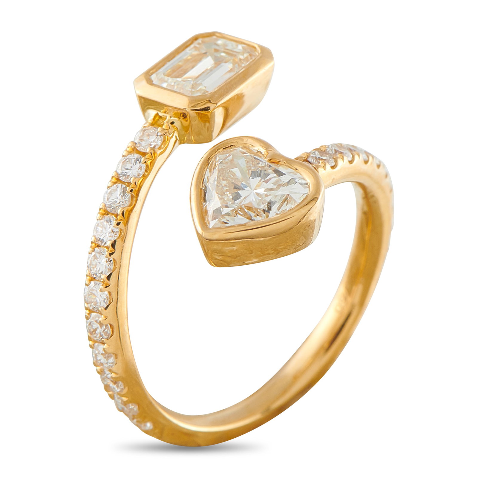 18K Yellow Gold 1.93ct Diamond Bypass Ring ALR-20199-Y (1 of 1)