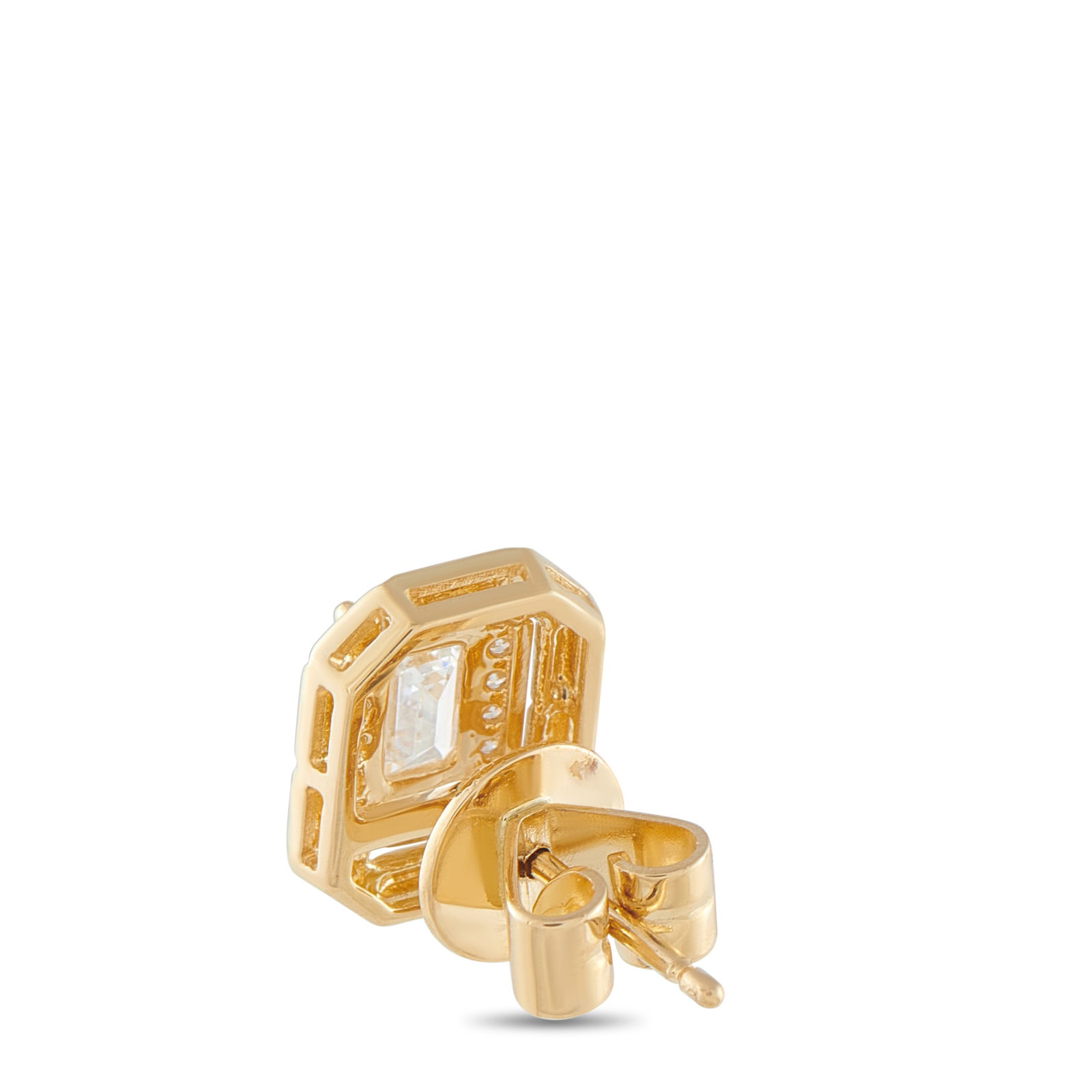 18K Yellow Gold 1.15ct Diamond Earrings AER-19782-Y (1 of 1)