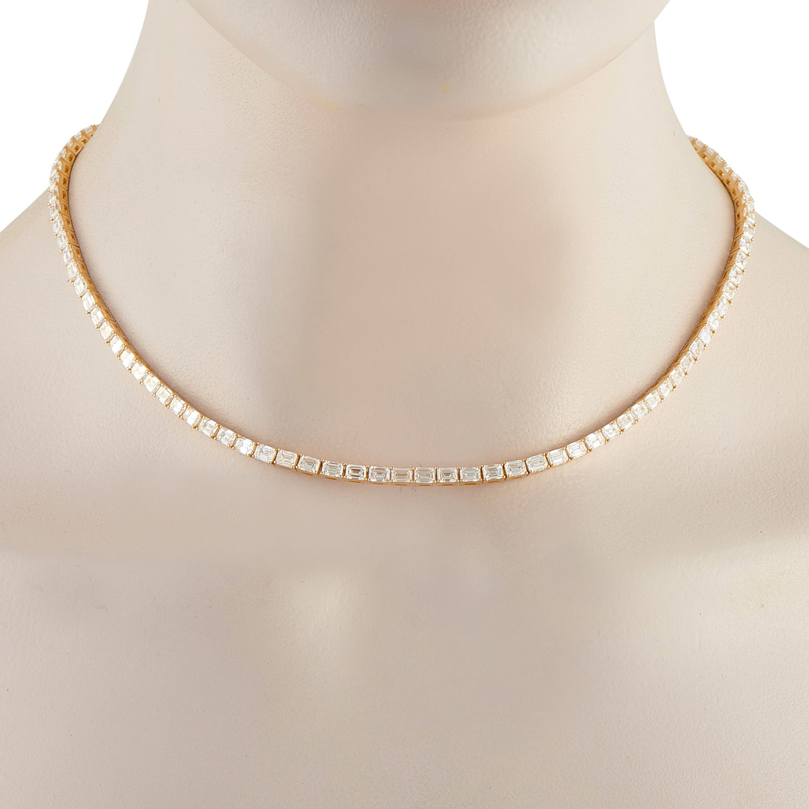 18K Yellow Gold 20.75ct Diamond Necklace MF03-031826 (1 of 1)