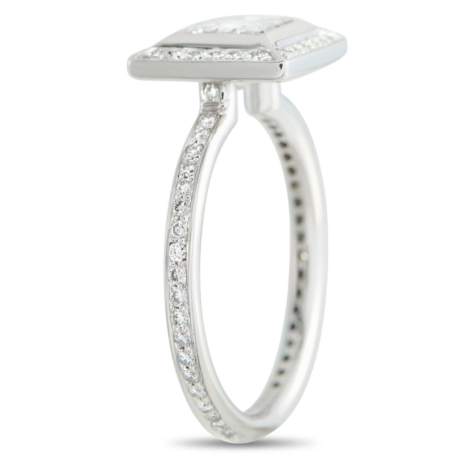 Platinum 1.34ct Diamond Ring MF46-031726: Platinum 1.34ct Diamond Ring MF46-031726