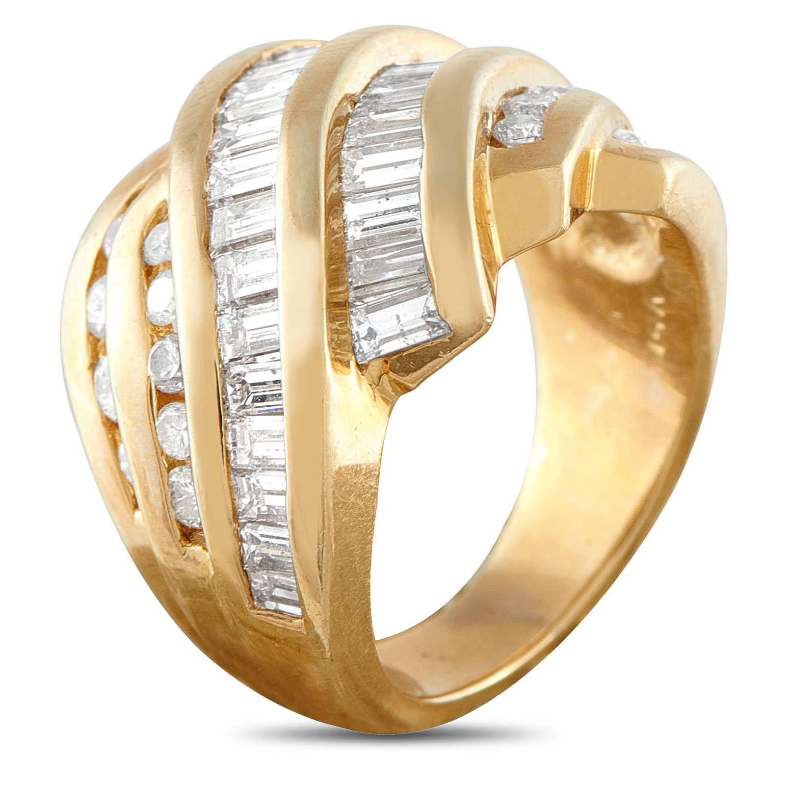 14K Yellow Gold 2.21ct Diamond Ring MF36-031726 (1 of 1)