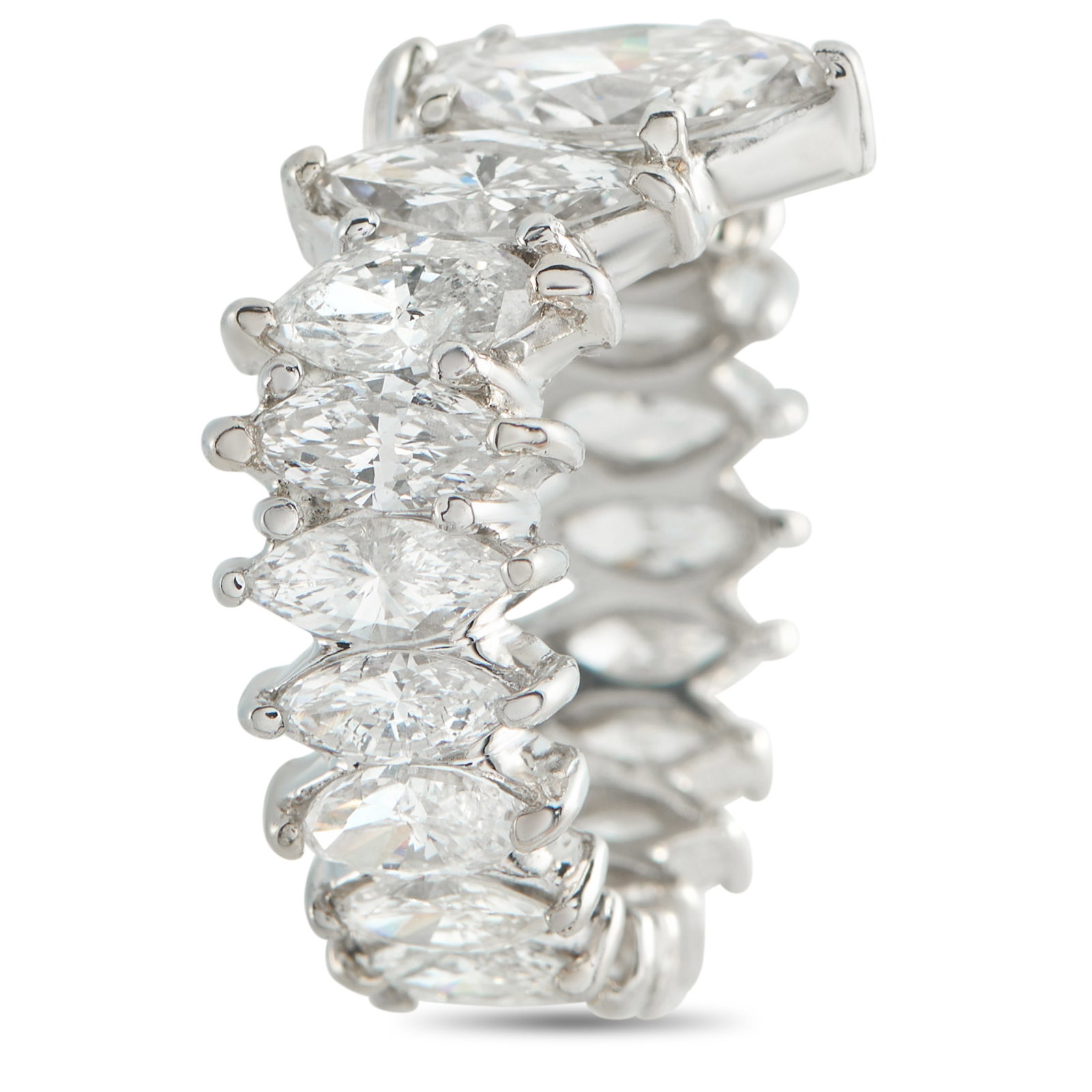 Platinum 5.50ct Diamond Ring MF30-031726: Platinum 5.50ct Diamond Ring MF30-031726
