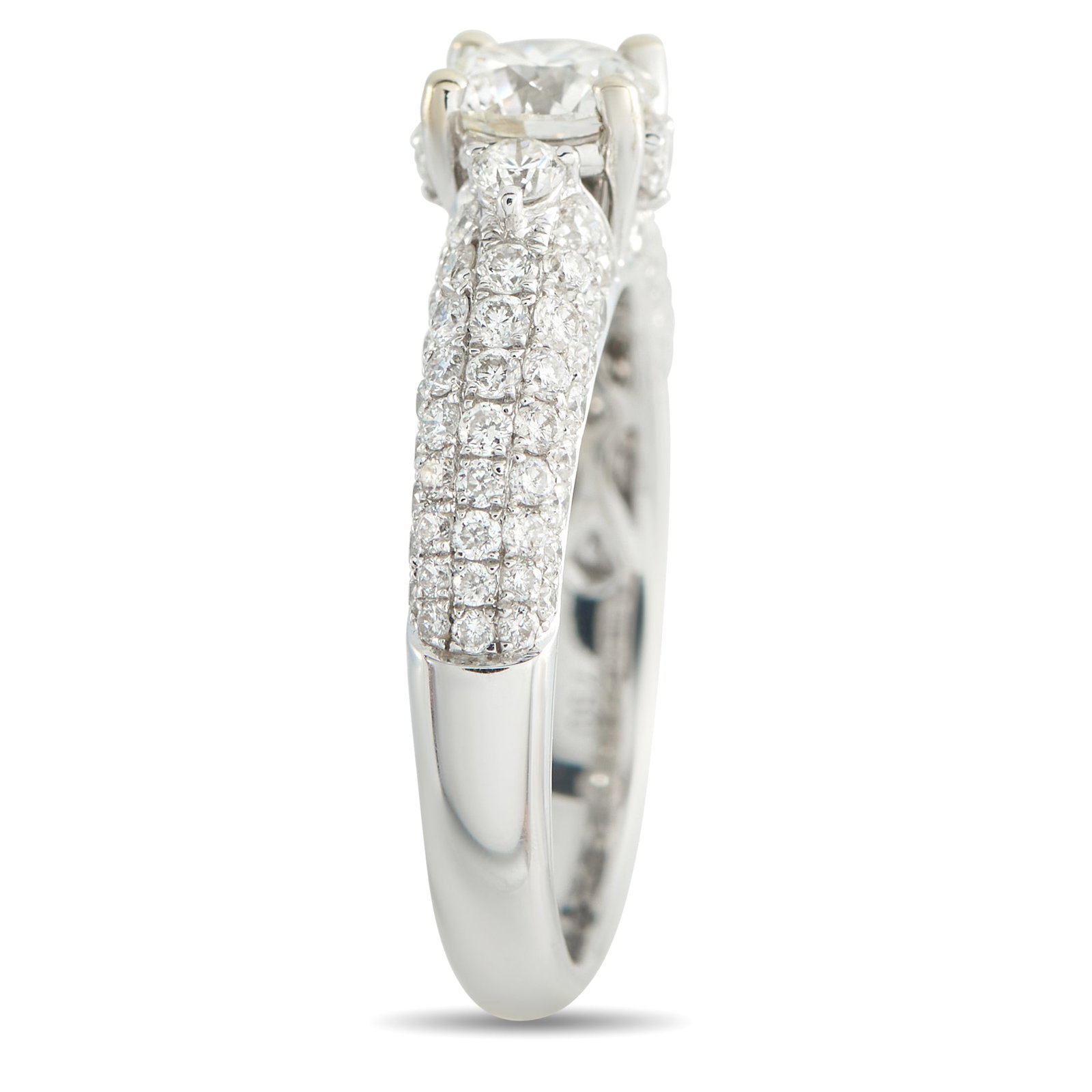 18K White Gold 1.54ct Diamond Ring MF01-031726 (1 of 1)