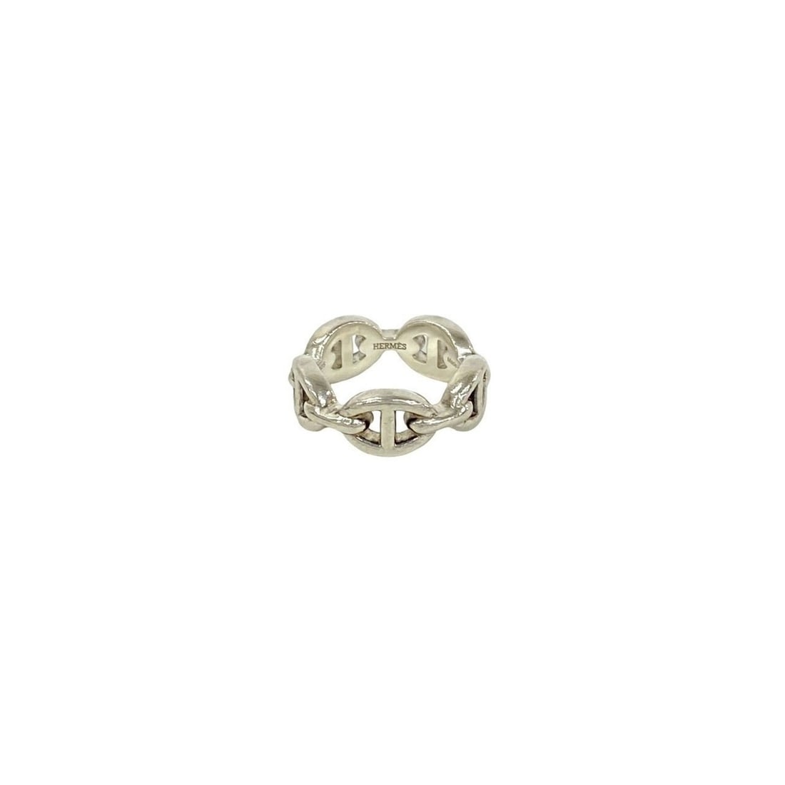 HERMES Hermes Enchainée Ring, Sterling Silver 925, Women's Accessory, 63601 (1 of 6)