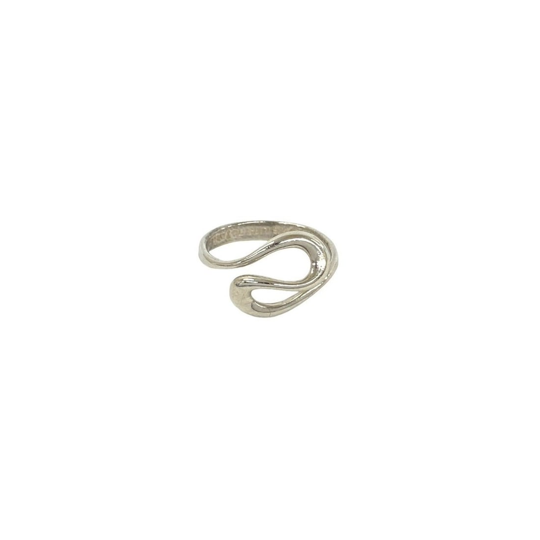 TIFFANY&Co. Tiffany Open Wave Ring, Sterling Silver 925, Women's Accessory, Item Number 38433: --- Catalog ---Category: SizeJP Size: 5US Size: 3.5Category: DesignType: Band ringColor: SilverGender: WomenMaterial: Silver 925Category: GeneralBrand: Tiffany--- Item List ---Section: ConditionRankin