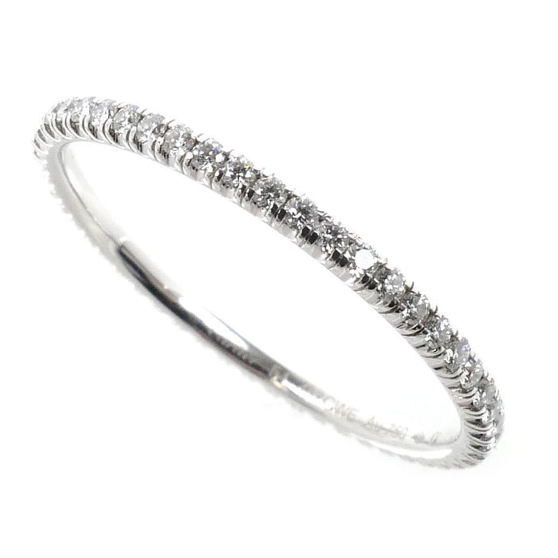 CARTIER Cartier 18KWG White Gold Etincelle de Full Eternity Ring with Diamonds, Size 54, 1.3g,: --- Catalog ---Category: SizeUS Size: 7Brand Size: 54Category: DesignType: Band ringStone: DiamondGender: WomenMaterial: White gold (18K)Category: GeneralBrand: CartierCountry of Origin: France--- Ite
