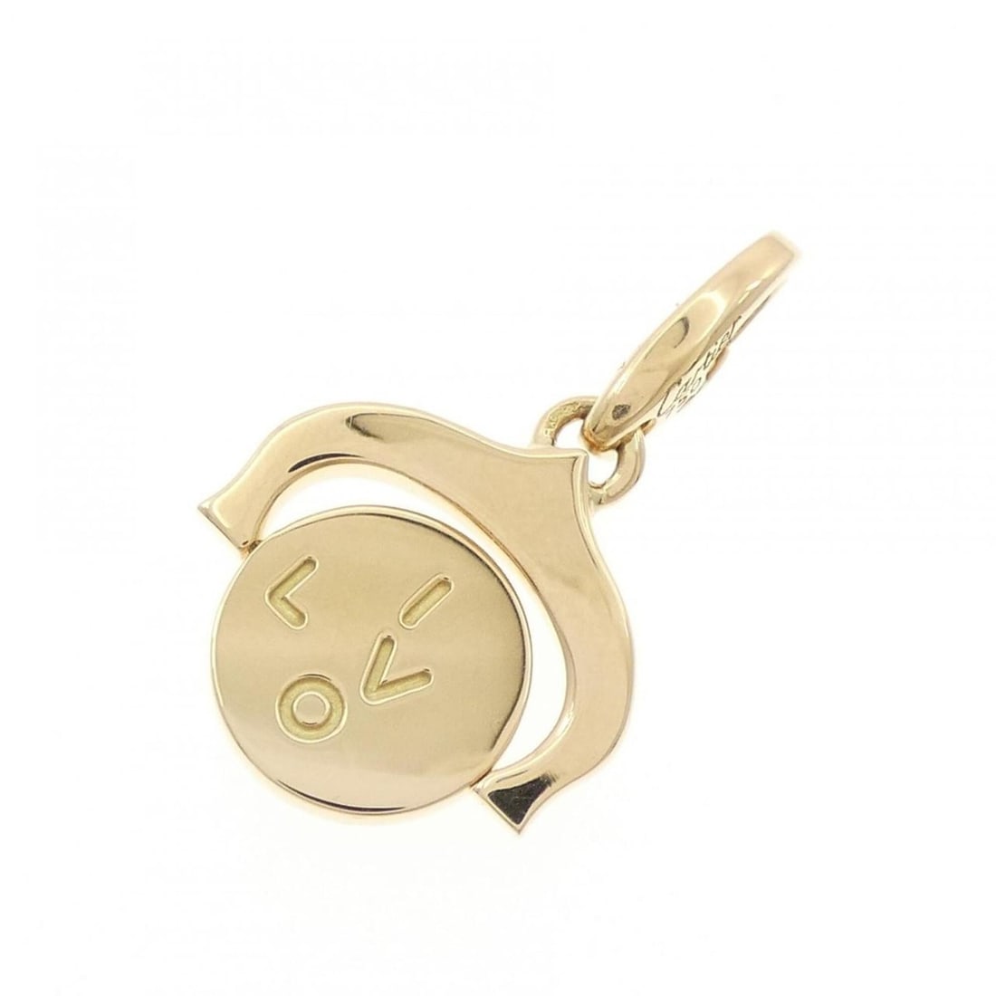 Cartier I Love You Medal Charm: --- Catalog ---Category: SizeStone Size (HxW): 26.80mm x 15.90mm / 1.06'' x 0.63''Category: DesignColor: Yellow goldGender: WomenMaterial: Yellow gold (18K)Category: GeneralBrand: Cartier--- Item List