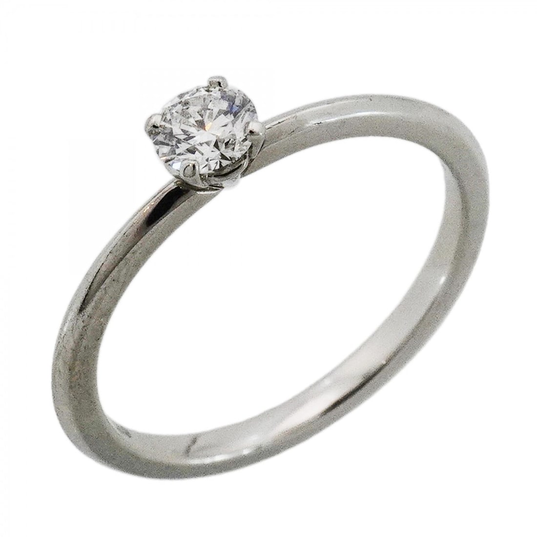 Tiffany & Co. True Engagement Ring, 1PD (One Diamond), Pt950 Platinum, 0.19ct Diamond, Size 9: --- Catalog ---Category: SizeJP Size: 9US Size: 5Category: DesignType: Band ringStone: DiamondGender: WomenMaterial: Platinum 950Weight (ct.): 0.19Category: GeneralBrand: Tiffany--- Item List