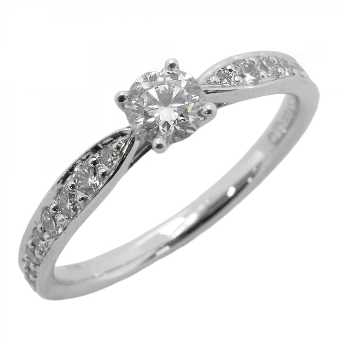 Tiffany & Co. Harmony Ring, Pt950 Platinum, 0.21ct Diamond, Size 9 (Women's): --- Catalog ---Category: SizeJP Size: 9US Size: 5Category: DesignType: Band ringStone: DiamondGender: WomenMaterial: Platinum 950Category: GeneralBrand: Tiffany--- Item List ---Section: ConditionRanki