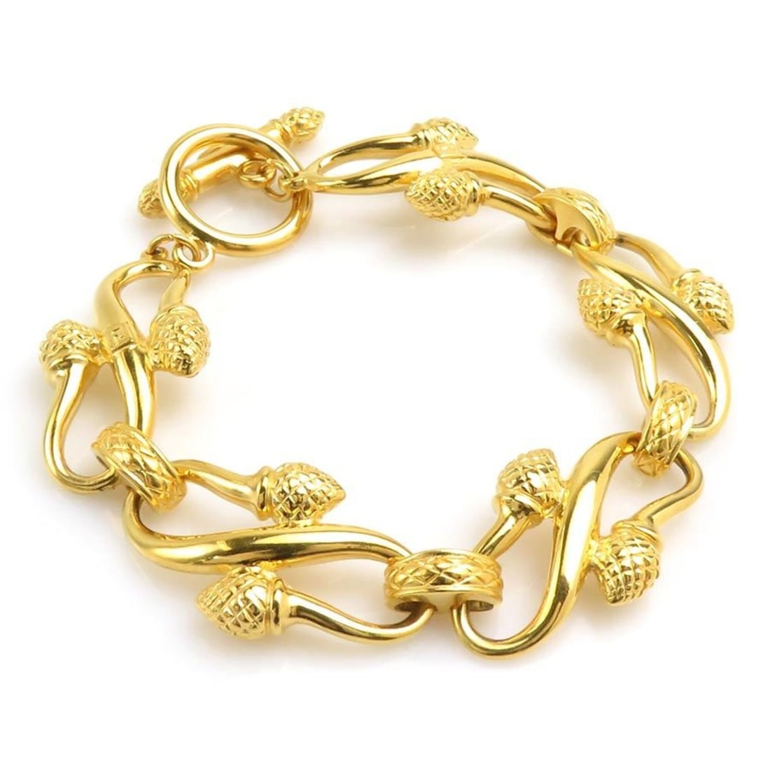 Fendi FENDI Bracelet Metal Gold Women's e61875a (1 of 12)