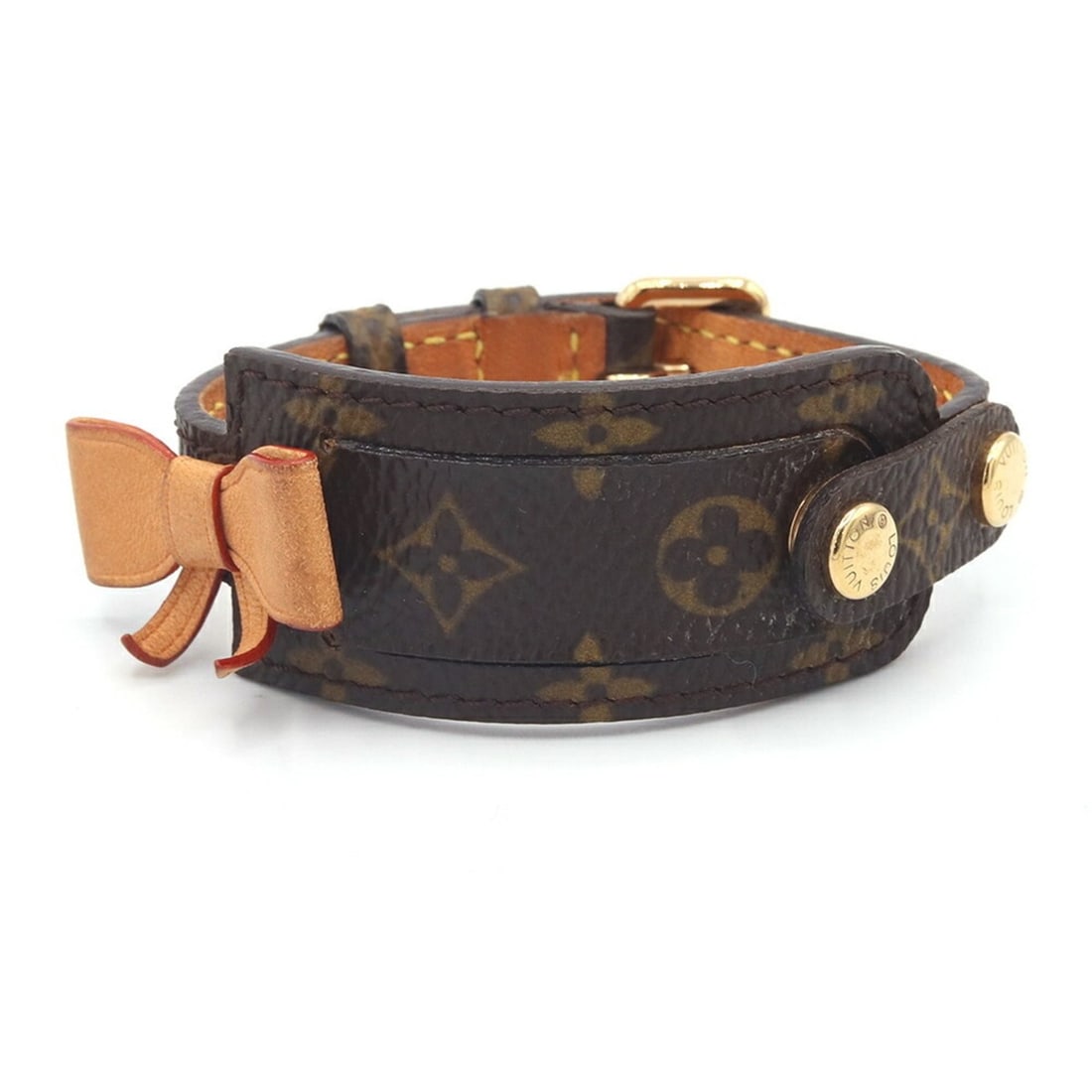 Louis Vuitton Monogram Bracelet, Porte Adresse M92577, Ribbon, Women's LOUIS VUITTON (1 of 10)