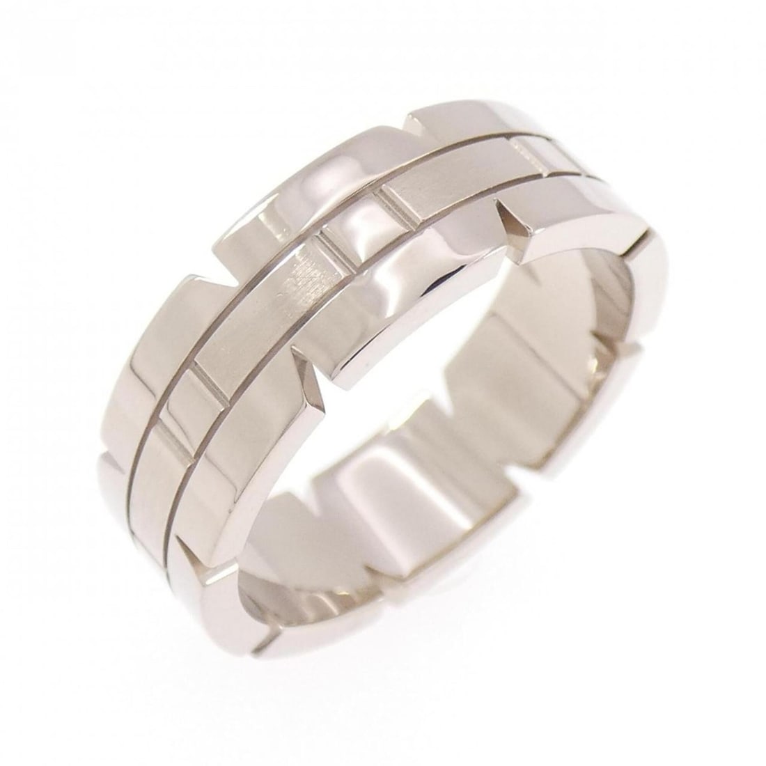 Cartier Tank Française Small Ring: --- Catalog ---Category: SizeUS Size: 10Brand Size: 61Category: DesignType: Band ringGender: Men,WomenMaterial: White gold (18K)Category: GeneralBrand: Cartier--- Item List ---Section: