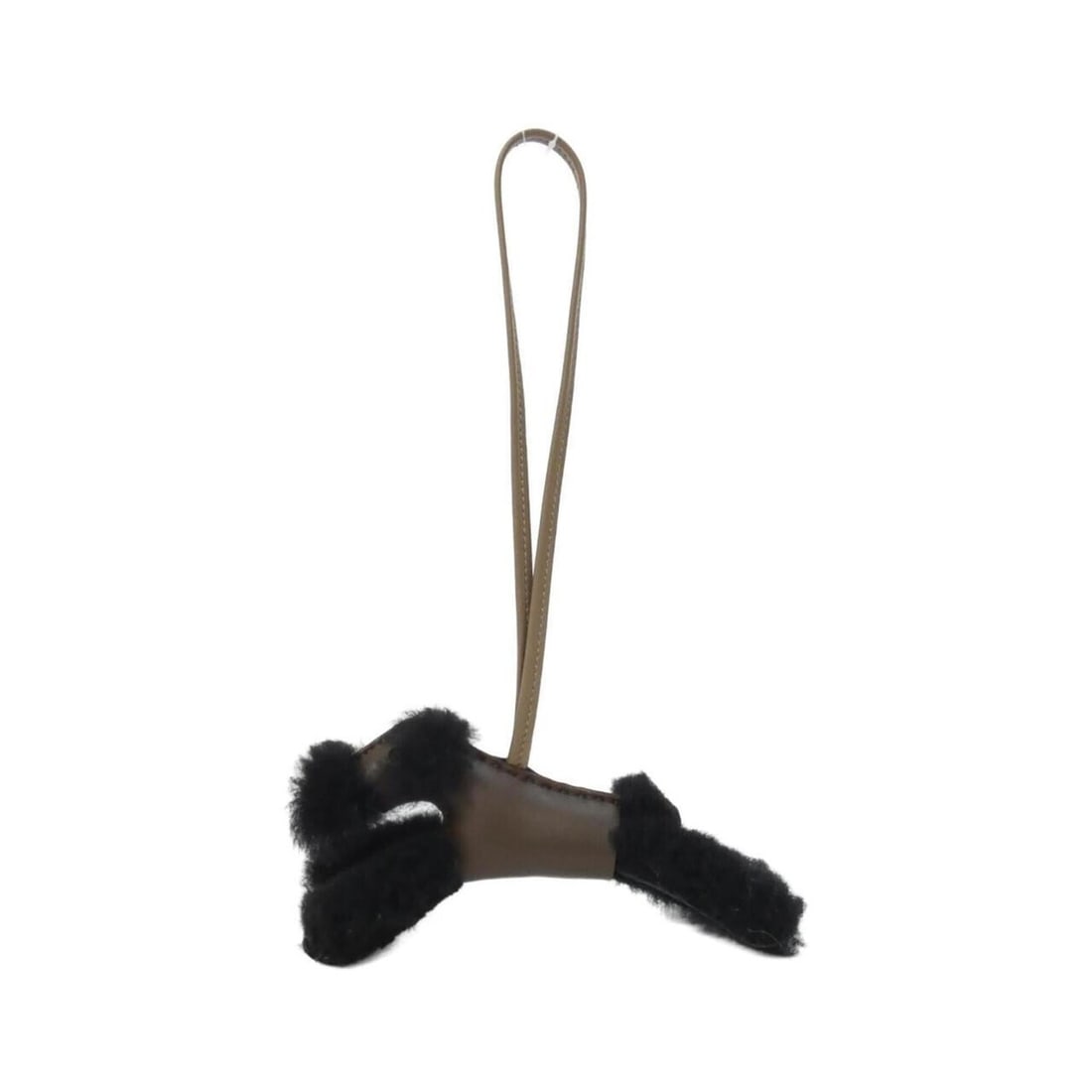 Hermes Buddy Accessory Bag Charm 083349CA: --- Catalog ---Category: SizeSize (HxWxD): 65.00mm x 150.00mm / 2.56'' x 5.91''Category: DesignType: Handbag charmColor: Black, Chocolat, Etoupe grayGender: Women,MenMaterial: Agneau MiloCategory: