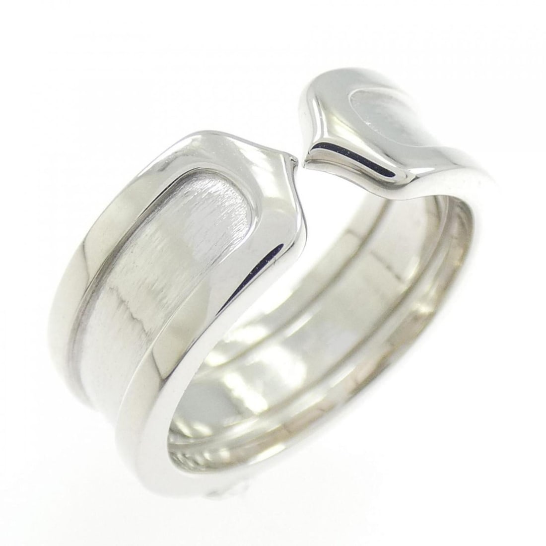 Cartier C2 Small Ring: --- Catalog ---Category: SizeUS Size: 4.5Brand Size: 48Category: DesignType: Band ringGender: WomenMaterial: White gold (18K)Category: GeneralMPN: B4040500Brand: Cartier--- Item List ---Section: