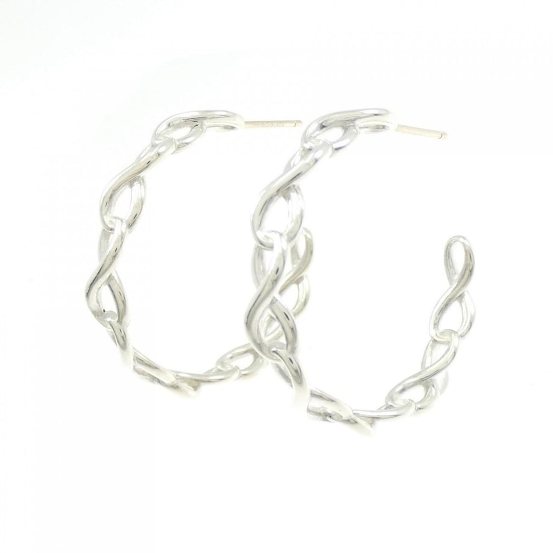 Tiffany Infinity Earrings: --- Catalog ---Category: SizeStone Size (HxW): 27.40mm x 4.40mm / 1.08'' x 0.17''Category: DesignColor: SilverGender: WomenMaterial: Silver 925Category: GeneralBrand: Tiffany--- Item List ---Section: