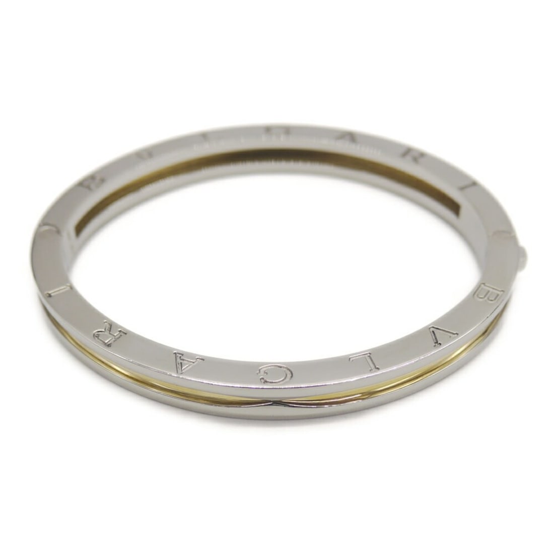 BVLGARI B-ZERO1 Bracelet 18K/SS: --- Catalog ---Category: SizeLength: 19cm / 7.48''Category: DesignType: BangleGender: Women,MenMaterial: Gold (18K), MetalCategory: GeneralBrand: Bvlgari--- Item List ---Section: ConditionRanking: