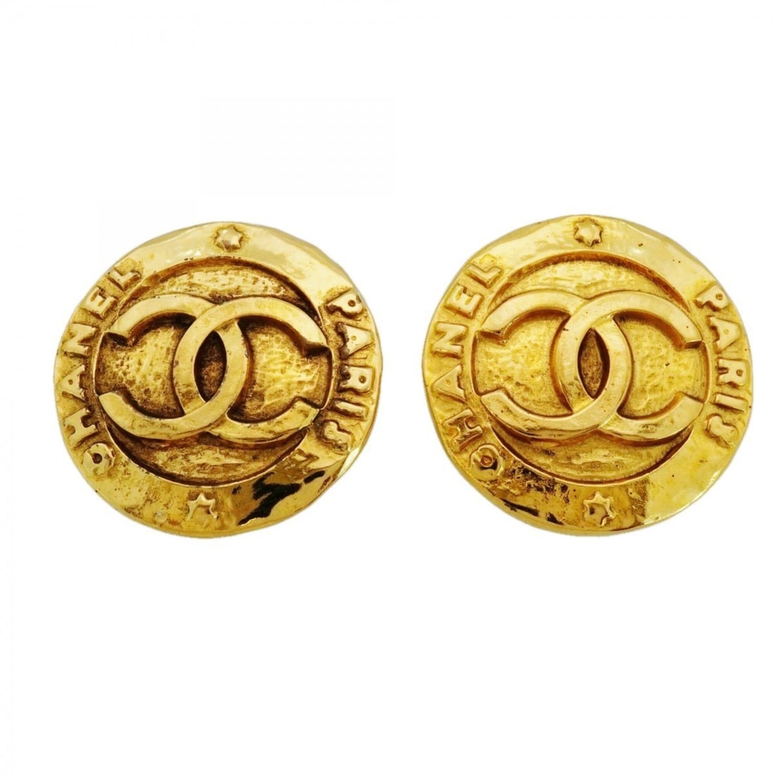 Chanel Earrings, Coco Mark, GP Plated Gold, Women's, P2680655: --- Catalog ---Category: SizeSize (HxWxD): 34.90mm x 34.90mm / 1.37'' x 1.37''Category: DesignType: Clip earringsColor: GoldGender: WomenMaterial: Gold platingCategory: GeneralBrand: Chanel--- Item Li