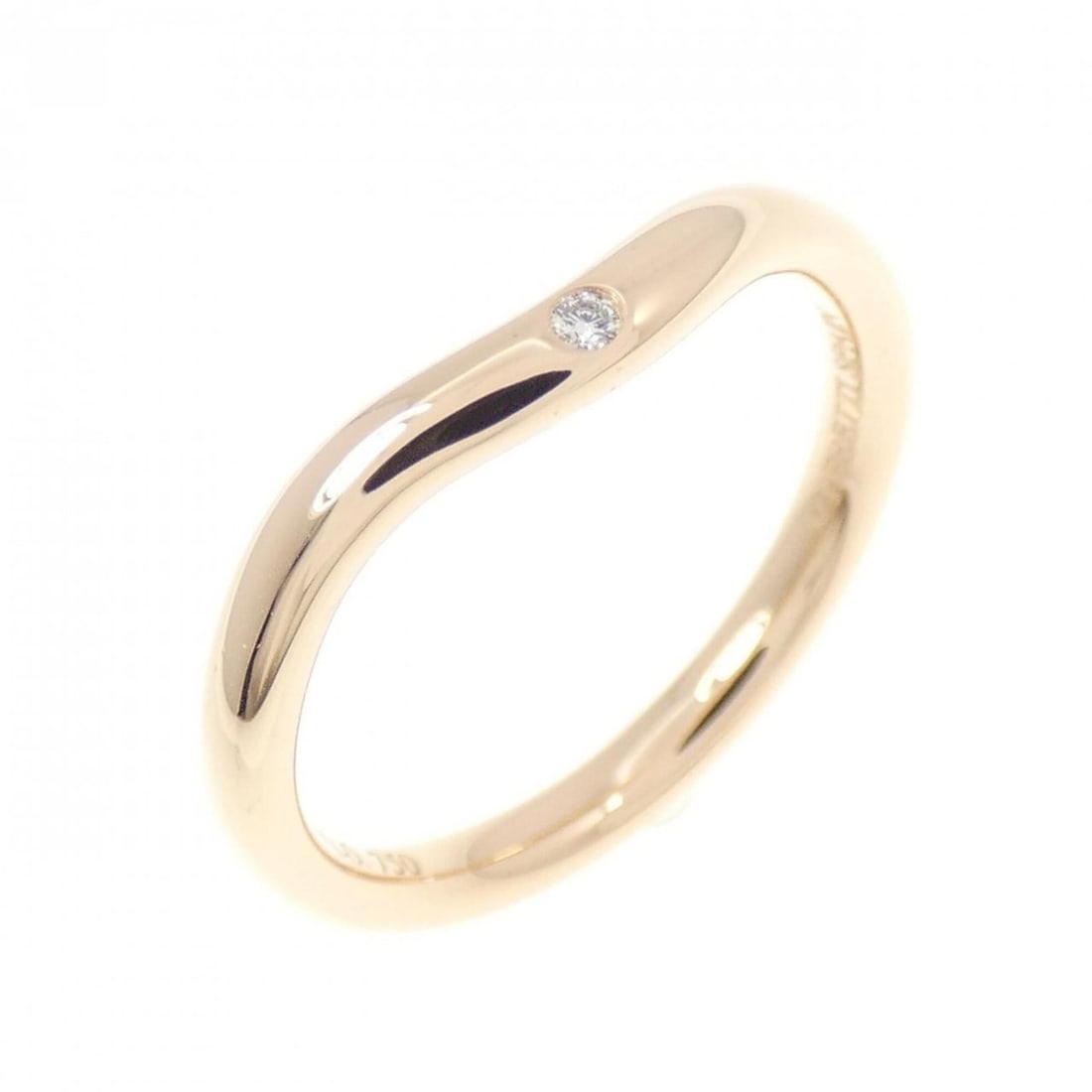 Tiffany Band Ring: --- Catalog ---Category: SizeJP Size: 7US Size: 4Category: DesignType: Band ringGender: WomenMaterial: Pink gold (18K)Category: GeneralBrand: Tiffany--- Item List ---Section: ConditionRanking: Rank