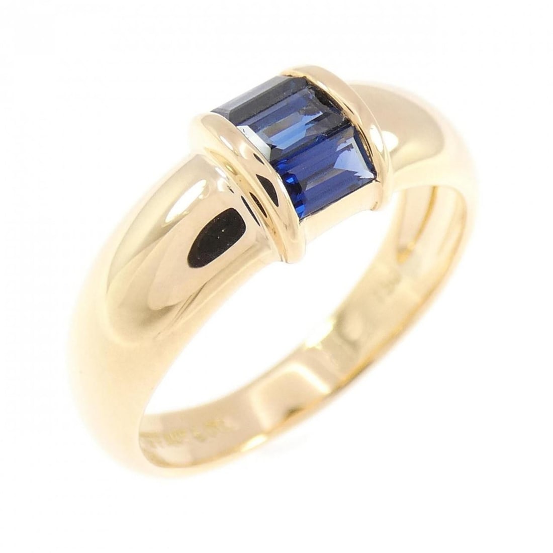 Tiffany & Co. Sapphire Ring: --- Catalog ---Category: SizeJP Size: 12.5US Size: 6.5Category: DesignType: Band ringGender: WomenMaterial: Yellow gold (18K)Category: GeneralBrand: Tiffany--- Item List ---Section: ConditionRanking: