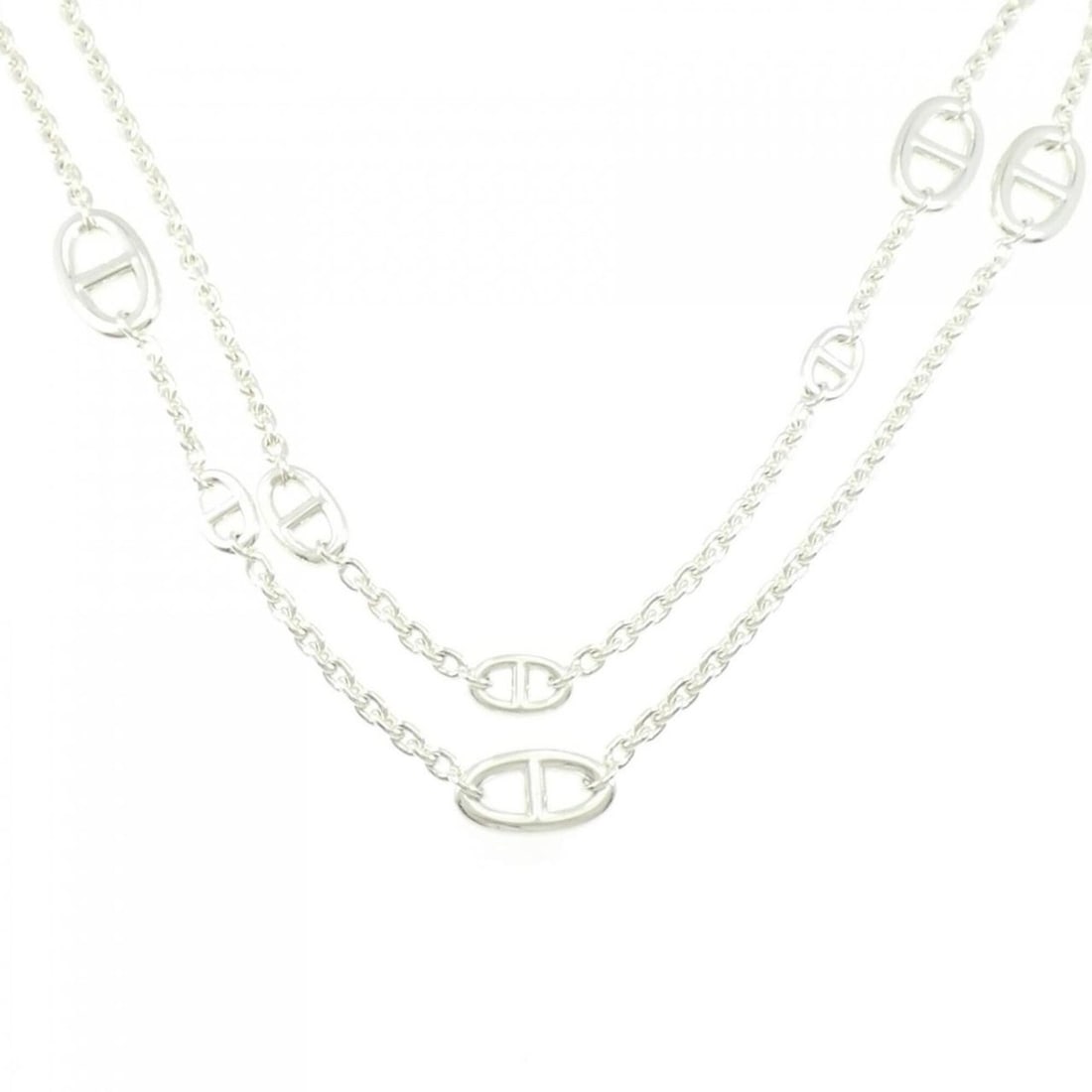 Hermes Farandole Necklace: --- Catalog ---Category: SizeNeck Circumference: 119 cm / 46.85''Category: DesignColor: SilverGender: WomenMaterial: Silver 925Necklace Type: NecklaceCategory: GeneralMPN: H104568B 00Brand: Hermes---