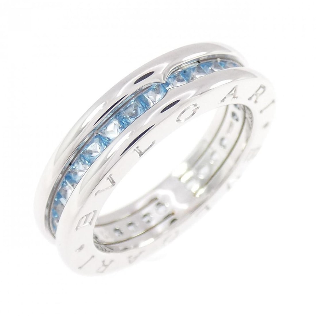 Bvlgari Bulgari B.zero1 Ring: --- Catalog ---Category: SizeUS Size: 6.5Brand Size: 53Category: DesignType: Band ringStone: TopazGender: WomenMaterial: White gold (18K)Category: GeneralBrand: Bvlgari--- Item List ---Section: Condit