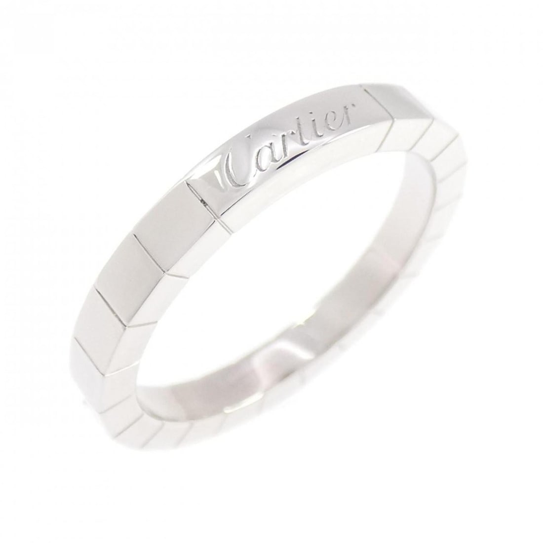 Cartier Lanieres Ring: --- Catalog ---Category: SizeUS Size: 9Brand Size: 58Category: DesignType: Band ringGender: WomenMaterial: Platinum 950Category: GeneralMPN: CRB4048100Brand: Cartier--- Item List ---Section: