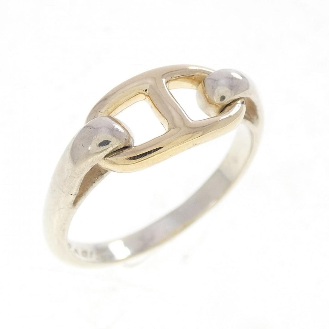 Hermes Hermès Chaine d'Ancre Ring: --- Catalog ---Category: SizeJP Size: 14.0US Size: 7Category: DesignType: Band ringGender: WomenCategory: GeneralBrand: Hermes--- Item List ---Section: ConditionRanking: Rank A Used - A few traces of 