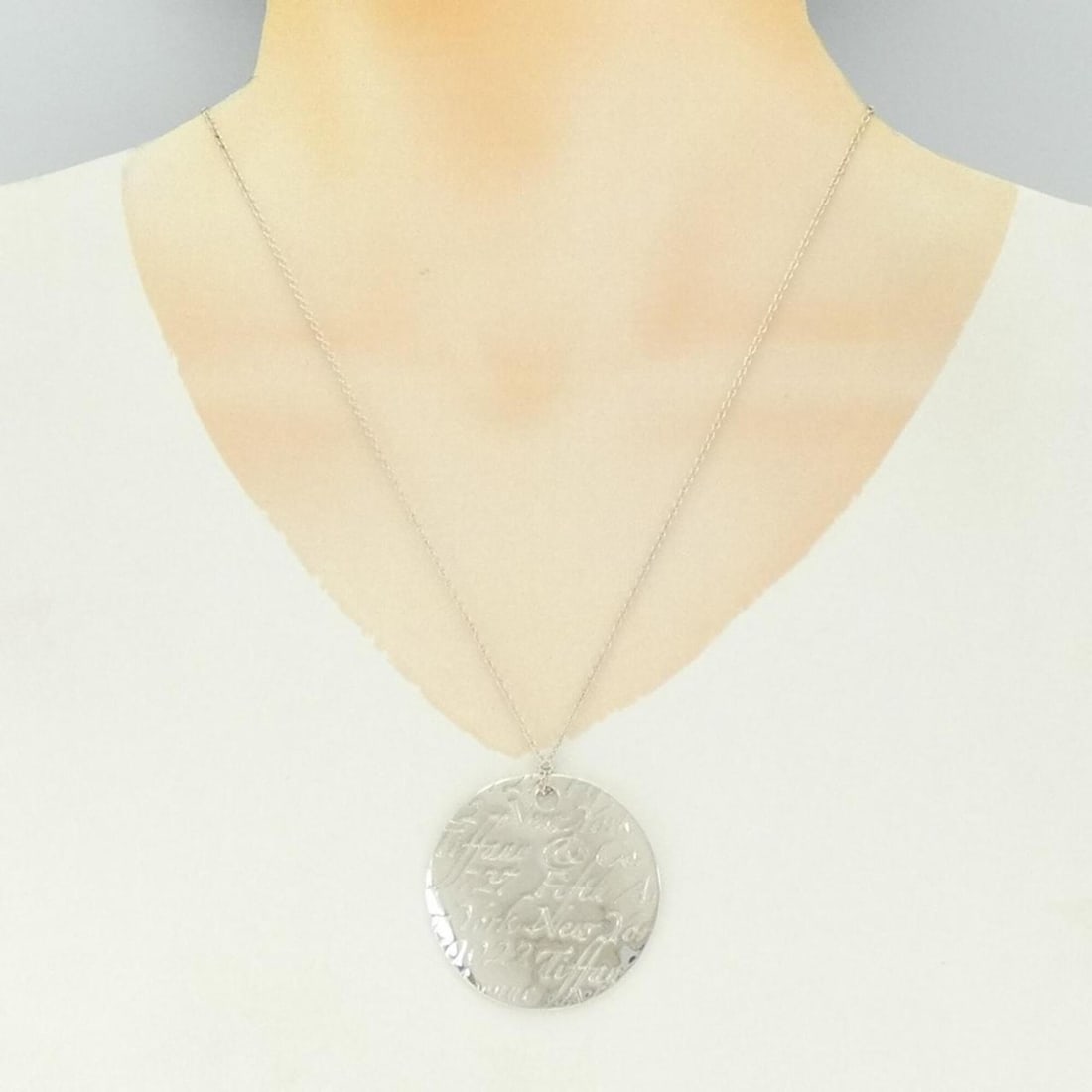 Tiffany Notes Round Large Necklace - 6