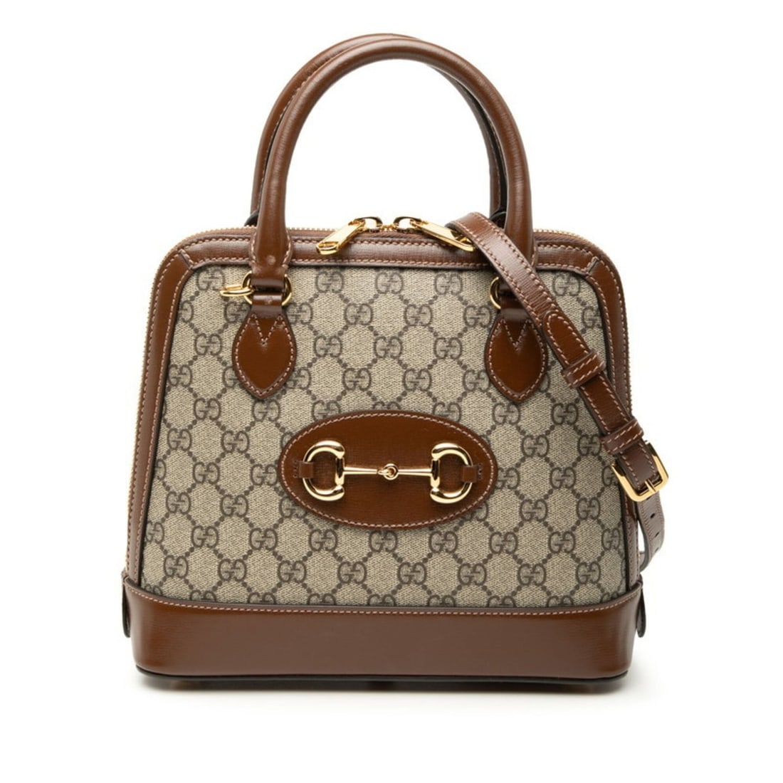 Gucci GG Supreme Horsebit 1955 Handbag Shoulder Bag 2WAY 621220 Beige Brown Leather Women's GUCCI: --- Catalog ---Category: SizeSize (HxWxD): 22.5cm x 25.5cm x 9cm / 8.85'' x 10.03'' x 3.54''Category: DesignType: Handbag, Shoulder bagColor: Beige brownGender: WomenMaterial: GG Supreme Category: Gen