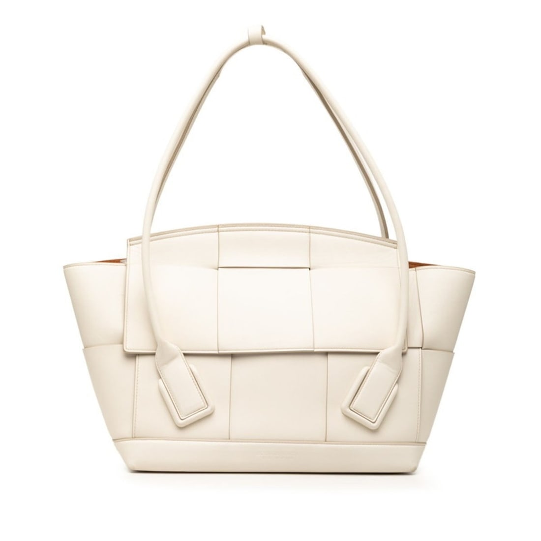 Bottega Veneta Maxi Intrecciato The Arco Tote Bag Shoulder White Leather Women's BOTTEGAVENETA: --- Catalog ---Category: SizeHandle Drop: 21.00cm / 8.27''Size (HxWxD): 27cm x 47cm x 13.5cm / 10.62'' x 18.5'' x 5.31''Category: DesignType: Shoulder bag, Tote bagColor: WhiteGender: WomenClosure: