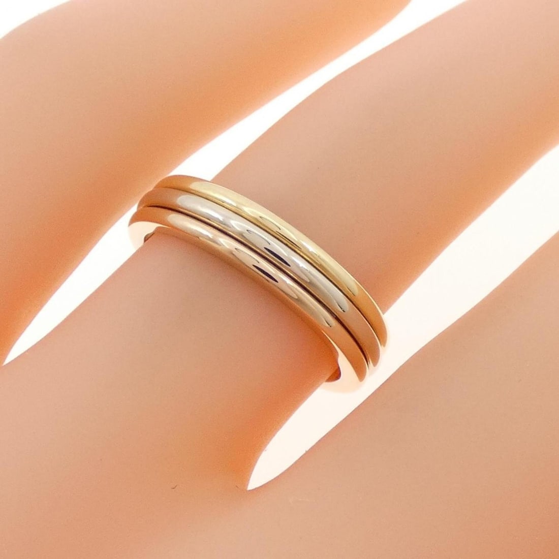 Cartier Three Gold Wedding Ring - 4