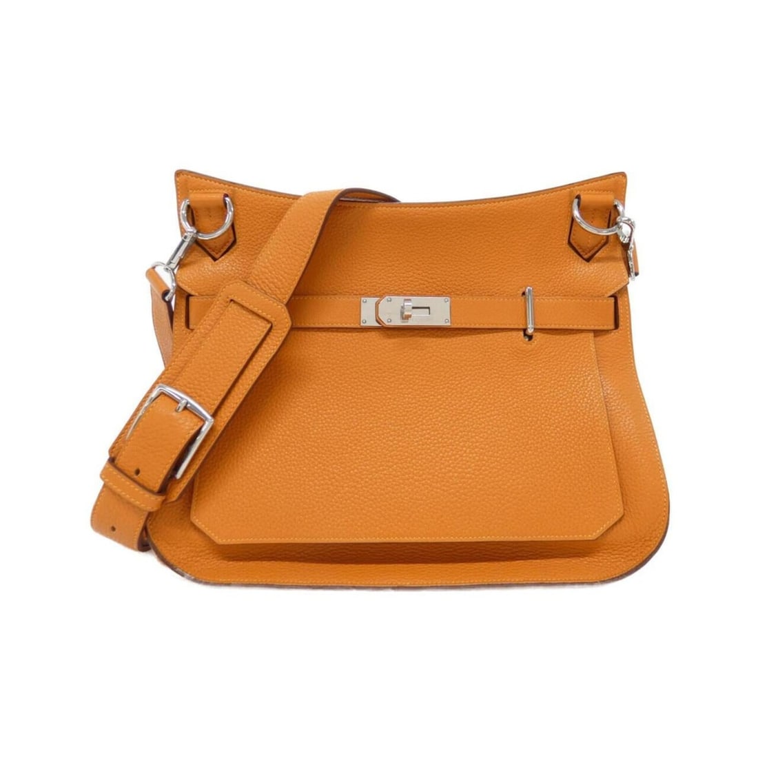 Hermes Jypsiere Eclat 34cm 062257CK Shoulder Bag: --- Catalog ---Category: SizeSize (HxWxD): 28cm x 34cm x 15cm / 11.02'' x 13.38'' x 5.9''Category: DesignType: Shoulder bagColor: Moutarde, OrangeGender: Men,WomenMaterial: Taurillon clemence leather