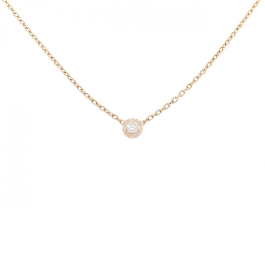 Cartier Damour Extra Small Necklace: --- Catalog ---Category: SizePendant Size: 3.6mm / 0.14''Neck Circumference: 38 cm - 41 cm / 14.96'' - 16.14''Category: DesignStone: DiamondGender: WomenMaterial: Pink gold (18K)Necklace Type: