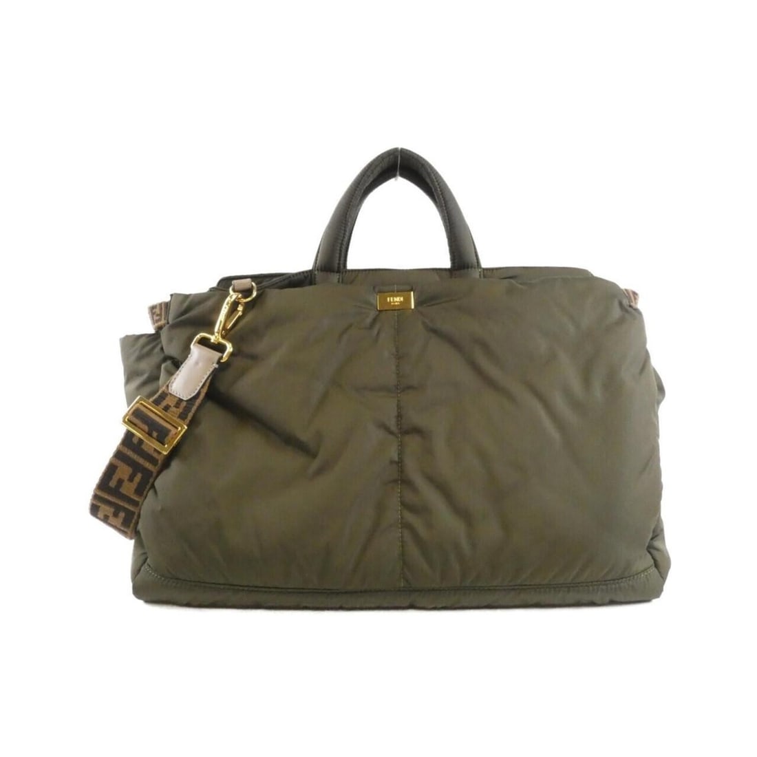 Fendi Peekaboo Iconic Medium 7VA501 AD1I Handbag: --- Catalog ---Category: SizeSize (HxWxD): 32cm x 43cm x 14cm / 12.59'' x 16.92'' x 5.51''Category: DesignType: HandbagColor: KhakiGender: WomenClosure: StrapMaterial: Nylon Category: GeneralMPN: 7VA5