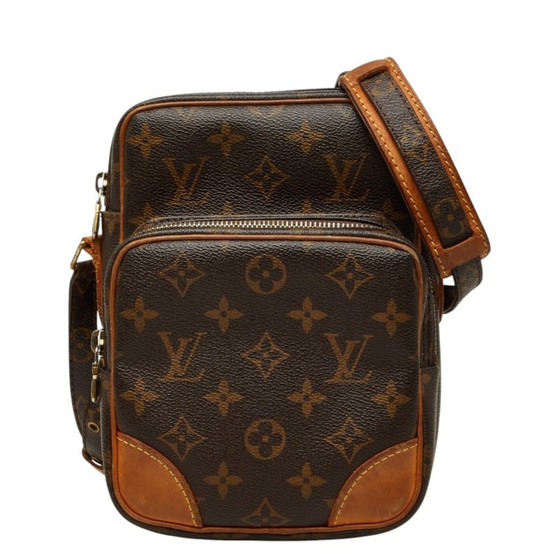 Louis Vuitton Monogram Amazon Crossbody Shoulder Bag M45236 Brown Leather Women's LOUIS VUITTON (1 of 11)