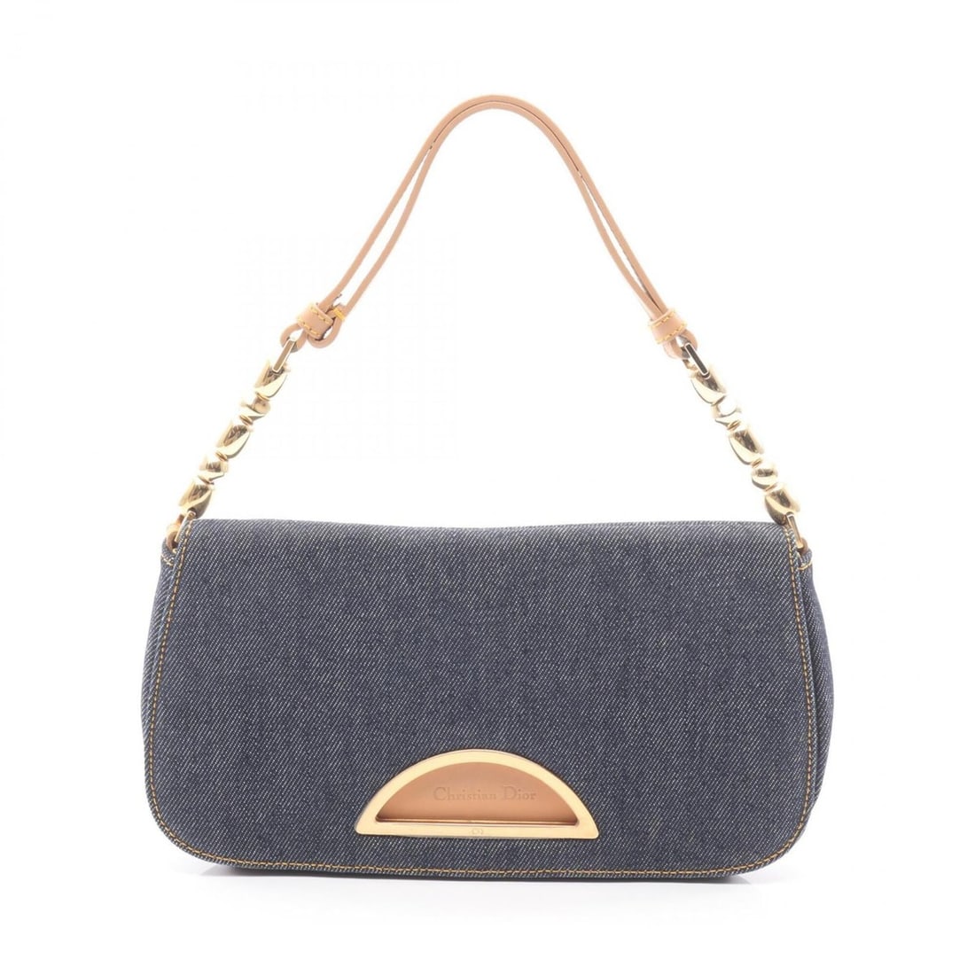 Christian Dior Dior Maris Pearl Handbag, Denim Leather, Women's, Navy/Beige: --- Catalog ---Category: SizeSize (HxWxD): 13.5cm x 25.5cm x 3.5cm / 5.31'' x 10.03'' x 1.37''Category: DesignType: HandbagColor: Beige, NavyGender: WomenMaterial: Denim Category: GeneralBrand: Christ