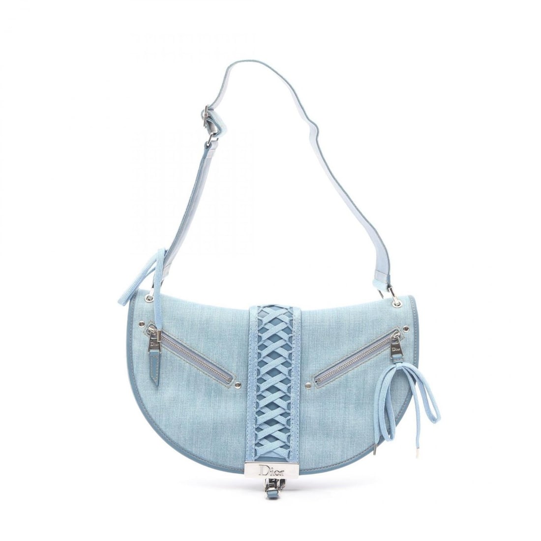 Christian Dior Dior Admit It Shoulder Bag Handbag Denim Leather Women's Blue: --- Catalog ---Category: SizeSize (HxWxD): 17cm x 29.5cm / 6.69'' x 11.61''Category: DesignType: Handbag, Shoulder bagColor: BlueGender: WomenMaterial: Denim Category: GeneralBrand: Christian Dior--- 