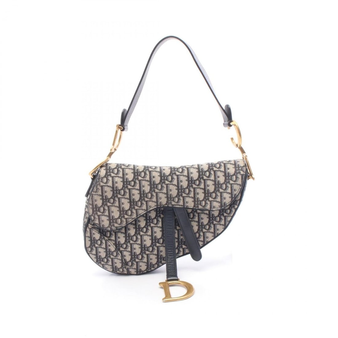 Christian Dior Dior Saddle Bag Oblique Handbag, Canvas and Leather, Women's, Navy/Beige: --- Catalog ---Category: SizeSize (HxWxD): 18cm x 23.5cm x 3cm / 7.08'' x 9.25'' x 1.18''Category: DesignType: Handbag, Saddle bagColor: Beige, NavyGender: WomenMaterial: Canvas , Leather Category: Ge