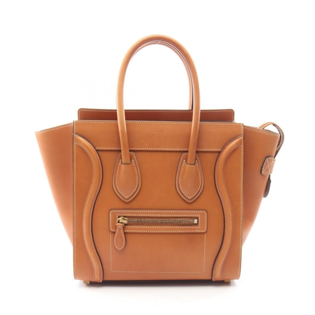Celine Luggage Micro Shopper Handbag, Leather, Women's, Brown, 189793: --- Catalog ---Category: SizeSize (HxWxD): 26cm x 26.5cm x 14cm / 10.23'' x 10.43'' x 5.51''Category: DesignType: HandbagColor: BrownGender: WomenMaterial: Leather Category: GeneralMPN: 189793Brand: C