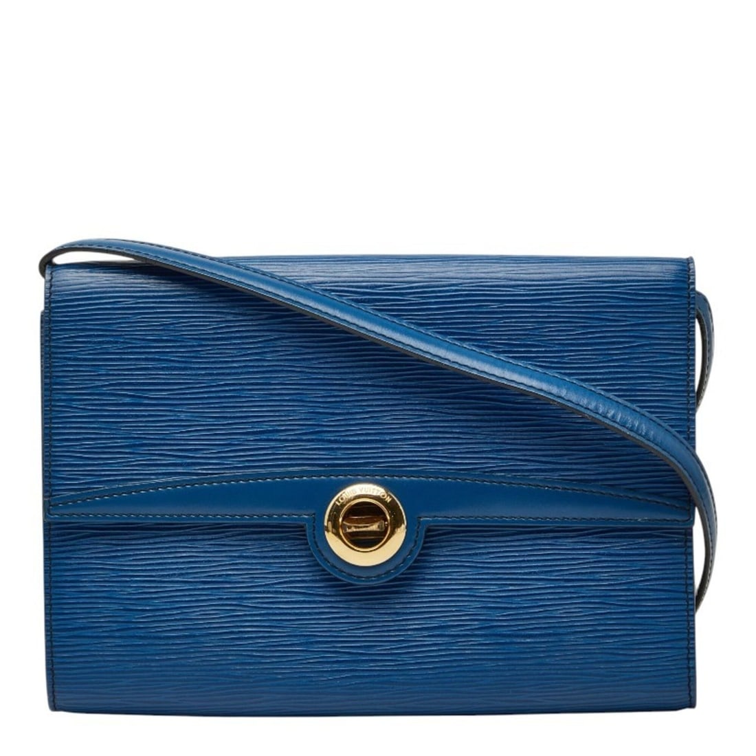 Louis Vuitton Epi Pochette Arche Shoulder Bag M52575 Toledo Blue Leather Women's LOUIS VUITTON: --- Catalog ---Category: SizeStrap Drop: 48cm / 18.89''Size (HxWxD): 16.5cm x 24cm x 3.5cm / 6.49'' x 9.44'' x 1.37''Category: DesignType: Pochette, Shoulder bagColor: Toledo blueGender: WomenClosure: