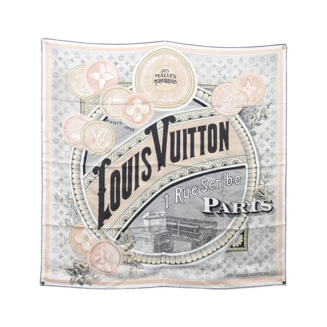 Louis Vuitton Carre Mal Merveilleuse 90cm M92978 Scarf Muffler: --- Catalog ---Category: SizeSize (LxW): 90cm x 90cm / 35.43'' x 35.43''Category: DesignType: ScarfColor: BlackGender: WomenMaterial: Silk Category: GeneralMPN: M92978Brand: Louis Vuitton--- Item