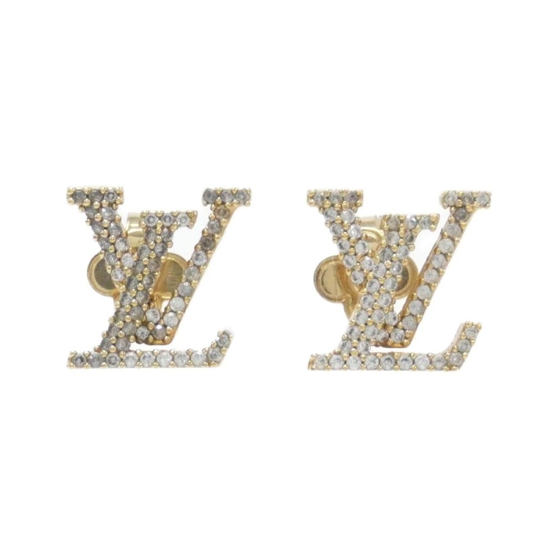 Louis Vuitton Earrings LV Iconic Strass M00609: --- Catalog ---Category: SizeSize (HxWxD): 12.00mm x 13.00mm / 0.47'' x 0.51''Category: DesignType: Stud earringsColor: GoldGender: WomenCategory: GeneralMPN: M00609Brand: Louis Vuitton--- Item List